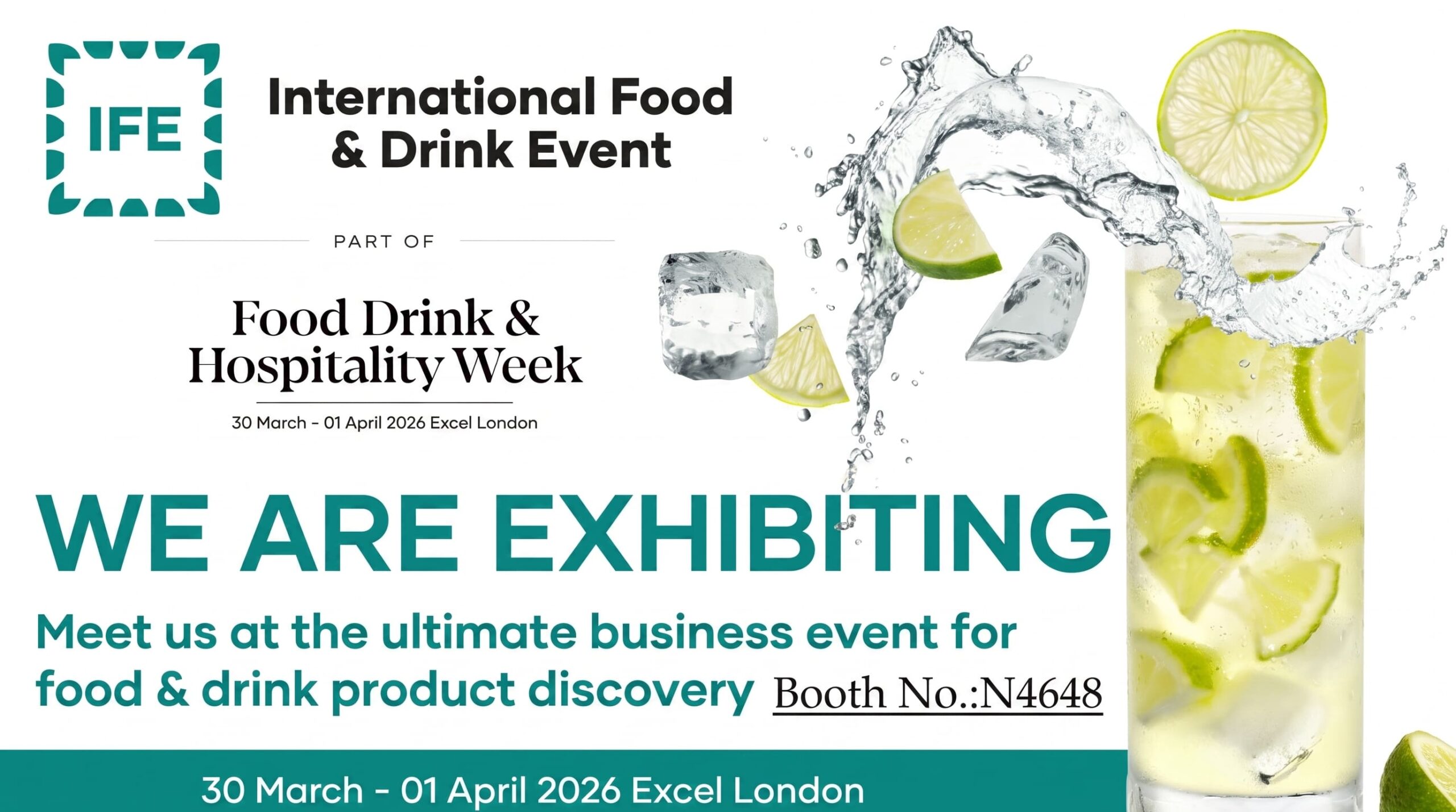 Meet us @IFE London Excel 3/31~4/1,2026